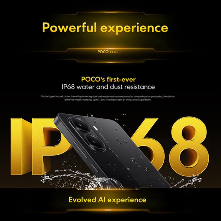Xiaomi POCO X7 Pro 5G Global, 12GB+256GB, In-screen Fingerprint, 6.67 inch Xiaomi HyperOS 2 MediaTek Dimensity 8400-Ultra Octa Core, NFC, Network: 5G, 12GB+256GB Xiaomi POCO X7 Pro 5G Global, 12GB+256GB, In-screen Fingerprint, 6.67 inch Xiaomi HyperOS 2 MediaTek Dimensity 8400-Ultra Octa Core, NFC, Network: 5G, 12GB+256GB
